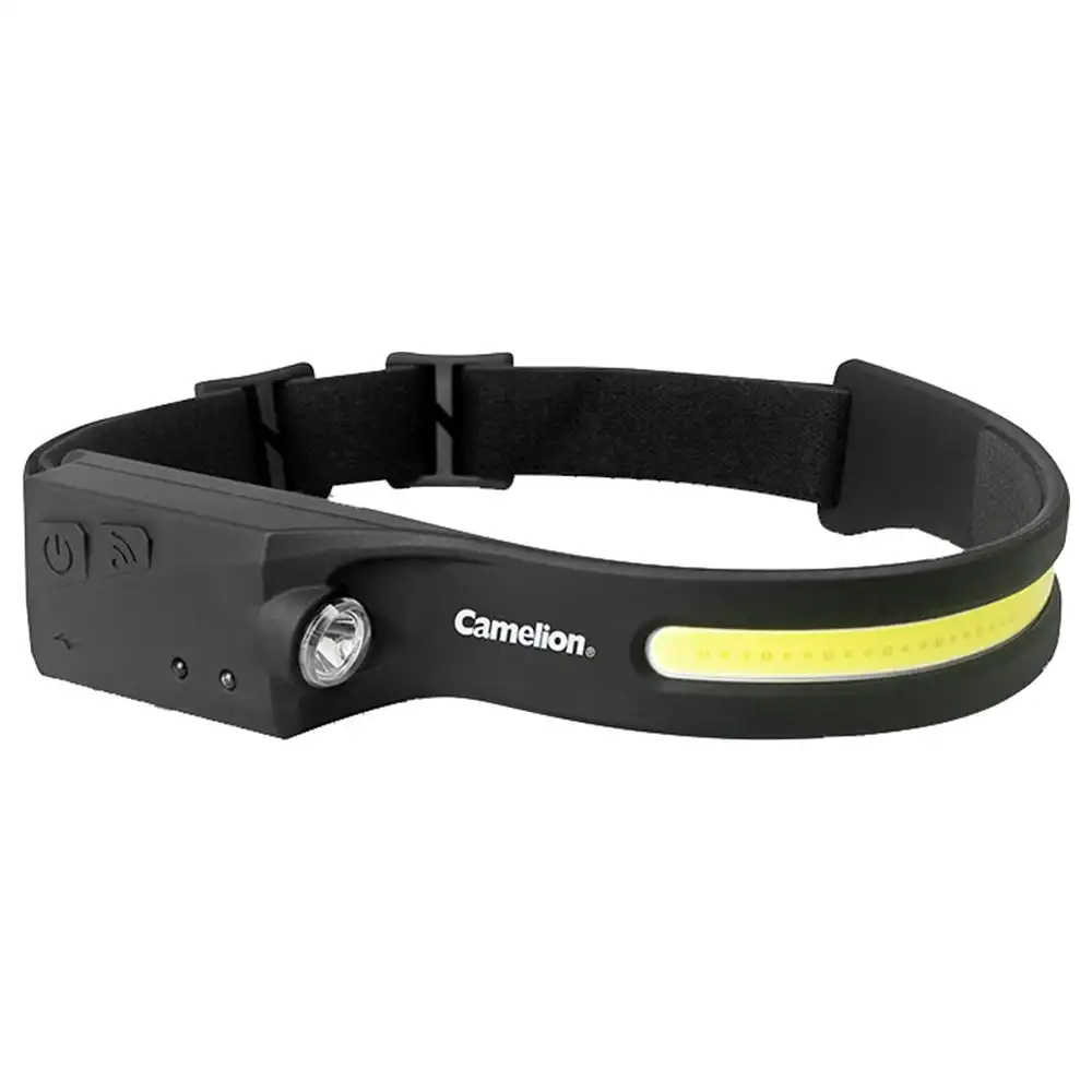 Camelion Rechargeable LED Outdoors/Camping Head Lamp Bright Light Head Band BLK