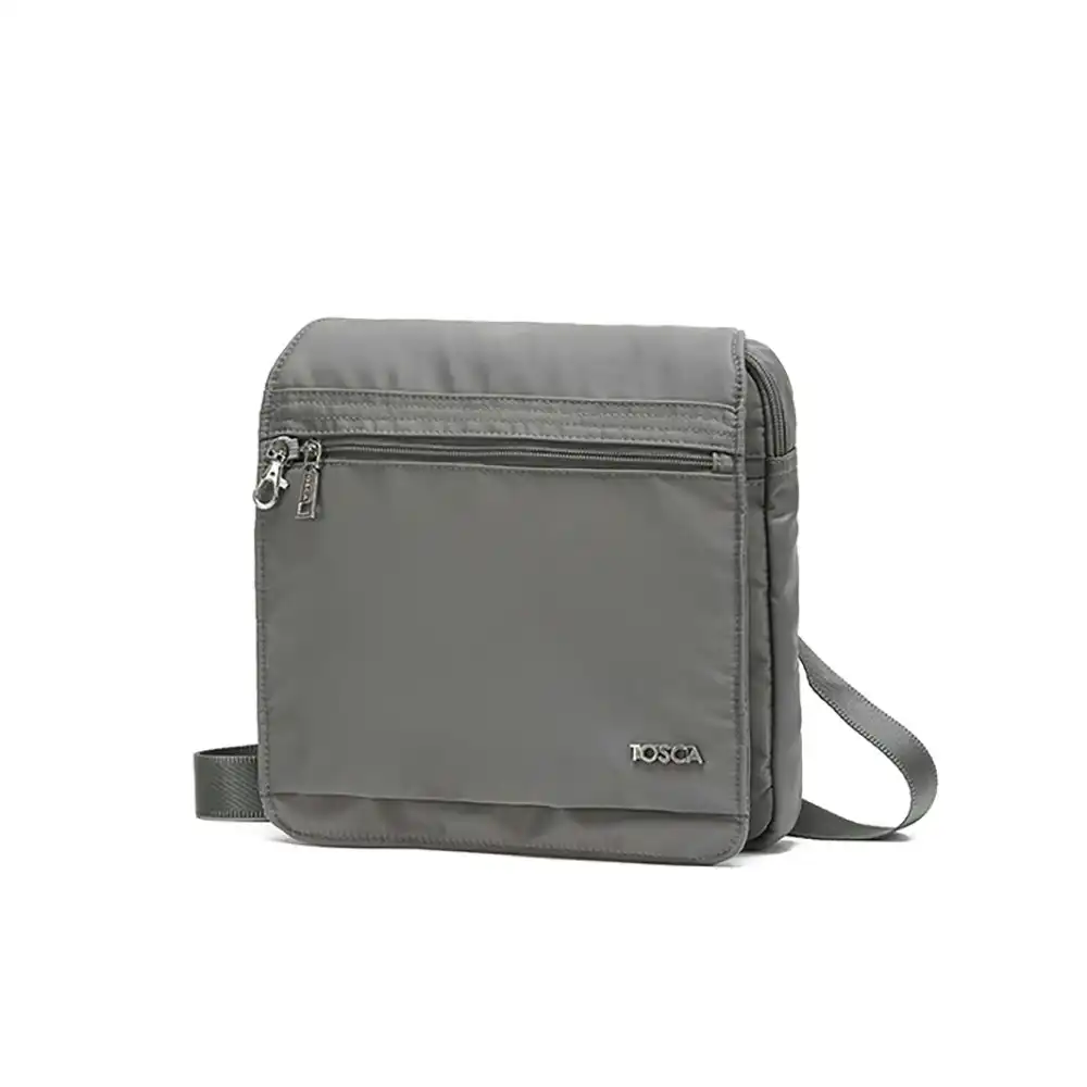 Tosca Anti-Theft RFID Blocking Security Travel Shoulder/Messenger Bag - Khaki