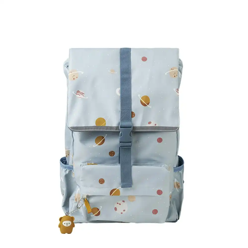 Fabelab Eco Backpack 44cm/14L Kids/Children School Carry Bag Large Planetary