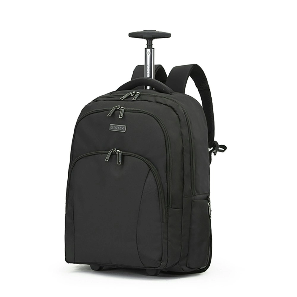 Tosca Oakmont Trolley Wheeled Ballistic Fabric Backpack Bag 50x35x25cm - Black