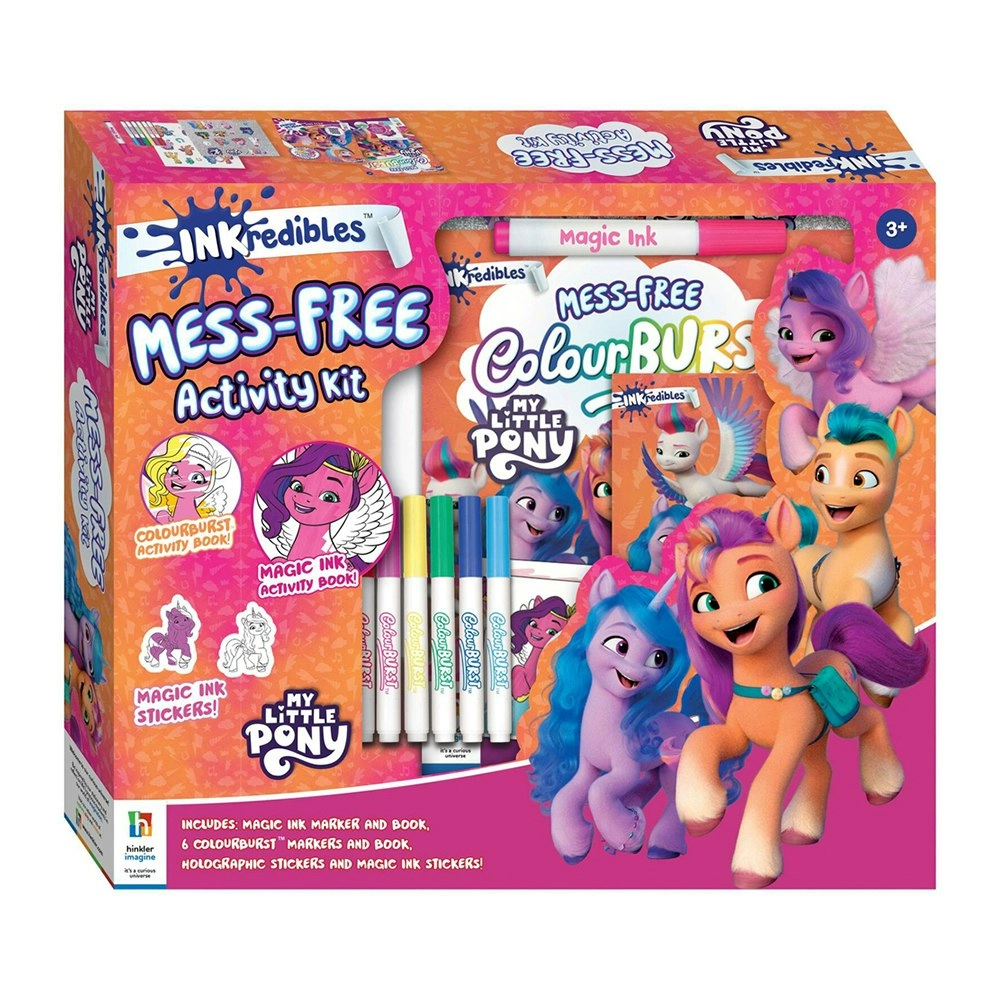 Inkredibles Kids/Children Activity Kit My Little Pony 3y+ w/Markers/Stickers