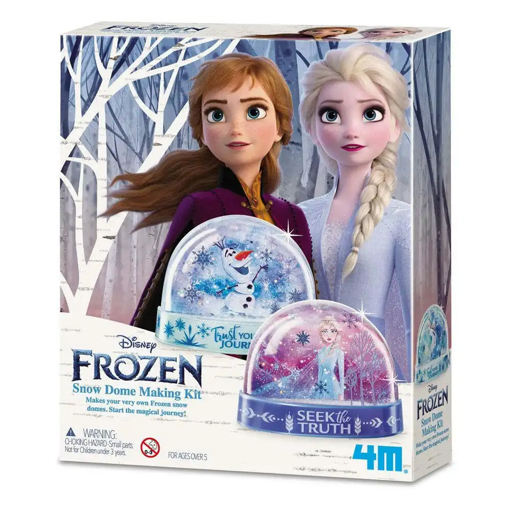 4M Disney Frozen Snow Dome Plastic Globe Creative DIY Kit Kids/Toddler Toy 5y+