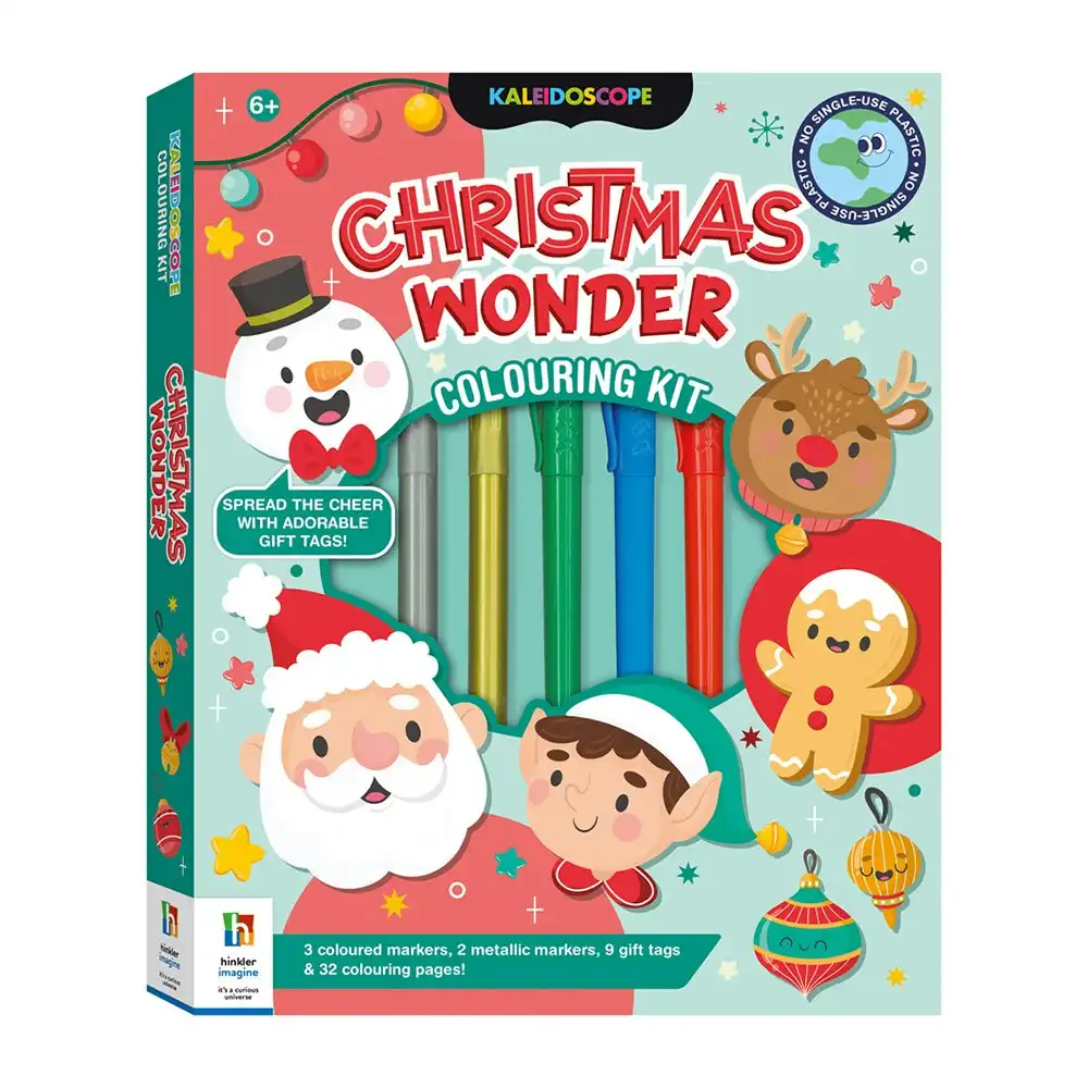 Kaleidoscope Christmas Wonder Colouring Pad Kit Art/Craft Kids/Children 6-8y