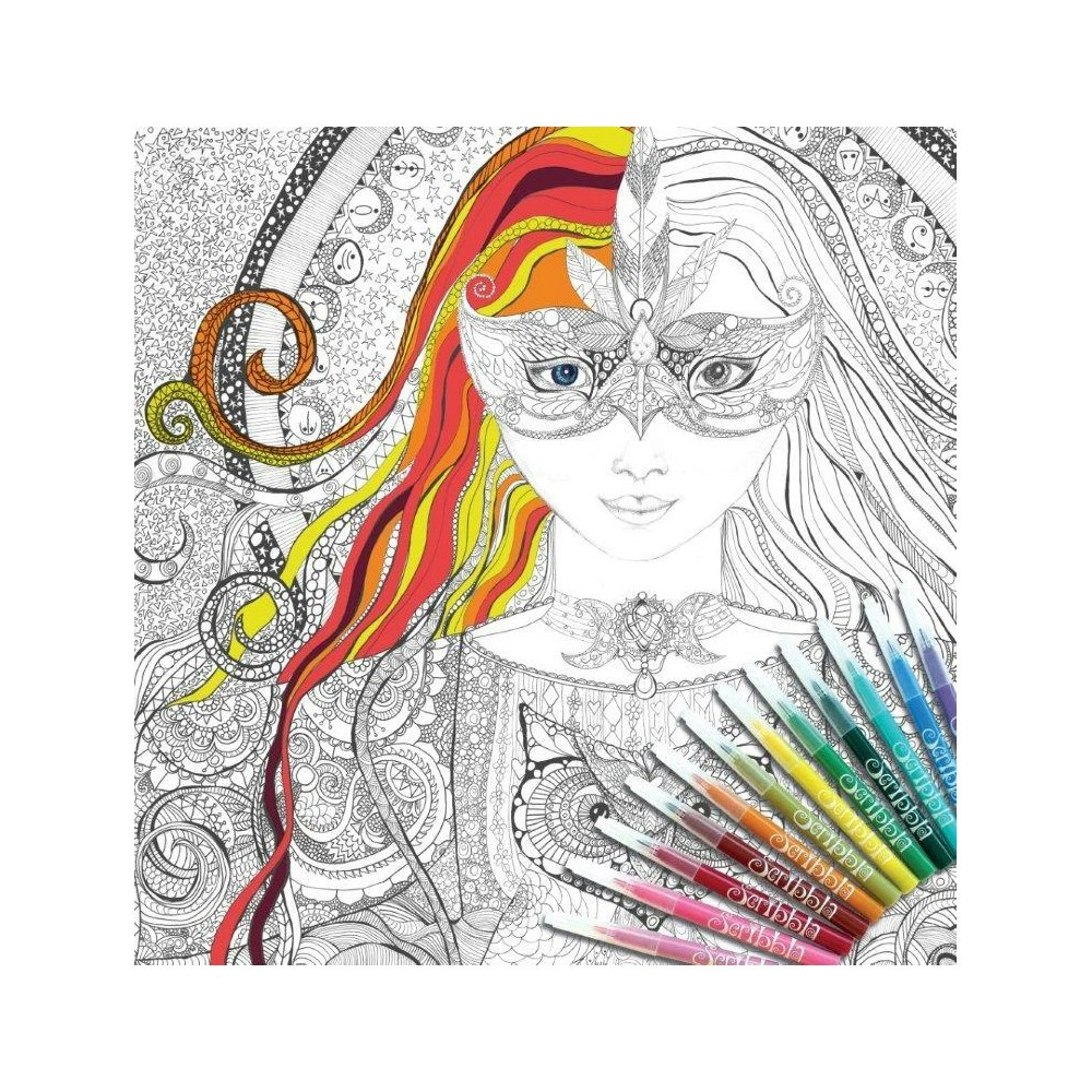 ColourAway In Poster Kit Kids/Children Fun Colouring Magician's Daughter 8y+