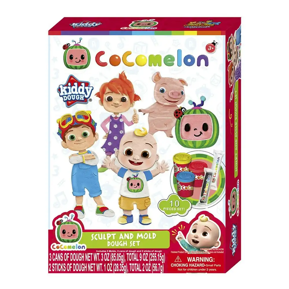 Creative Kids Cocomelon Sculpt & Mold Dough Fun Activity Play Set Children 3y+