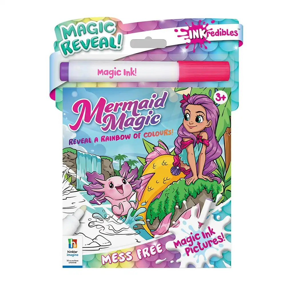 Inkredibles Magic Ink Pictures Mermaid Magic Activity Kit Mess-Free Art 3y+