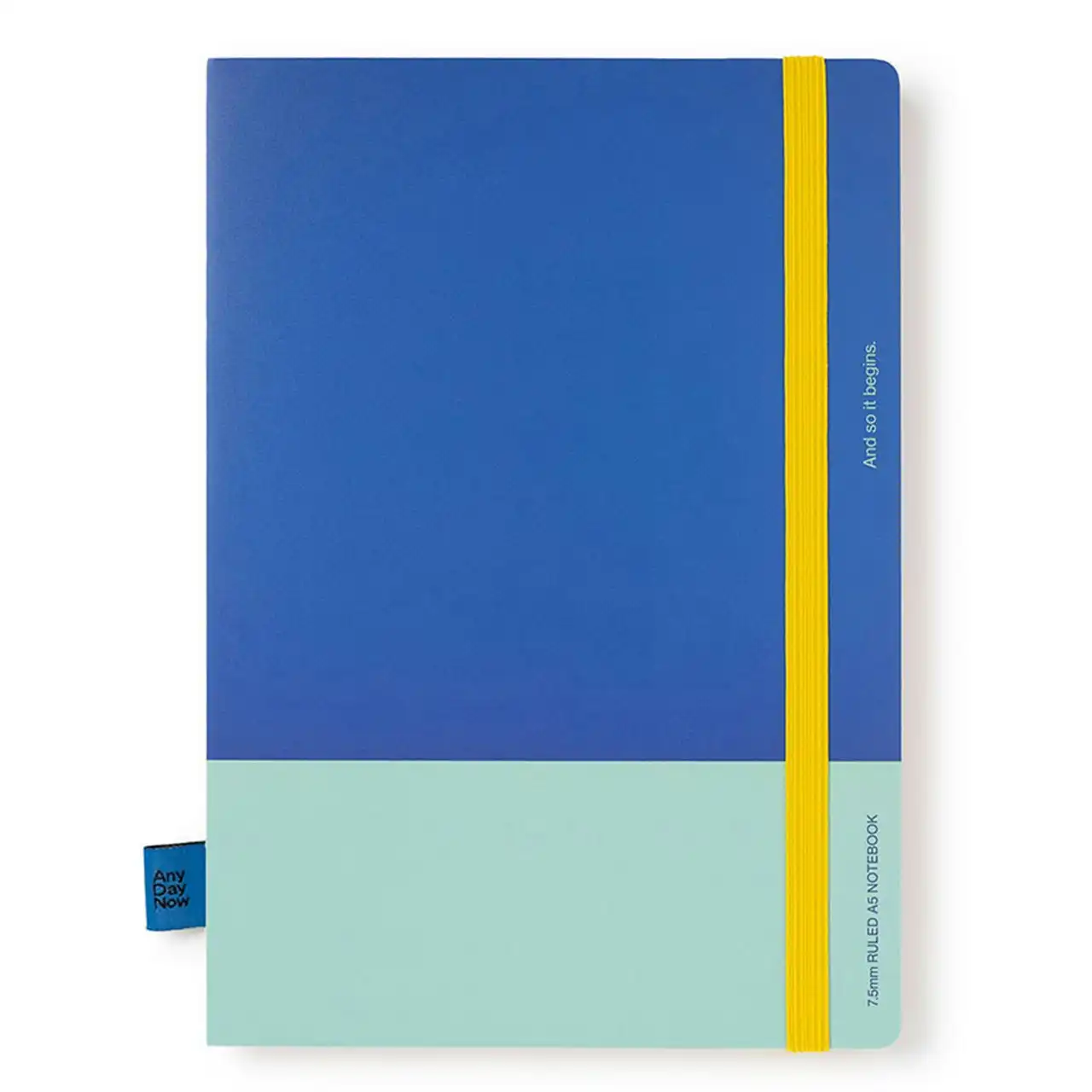 Any Day Now A5 Bound Ruled 80gsm Paper Notebook 192 Pages Journal Blue & Sky