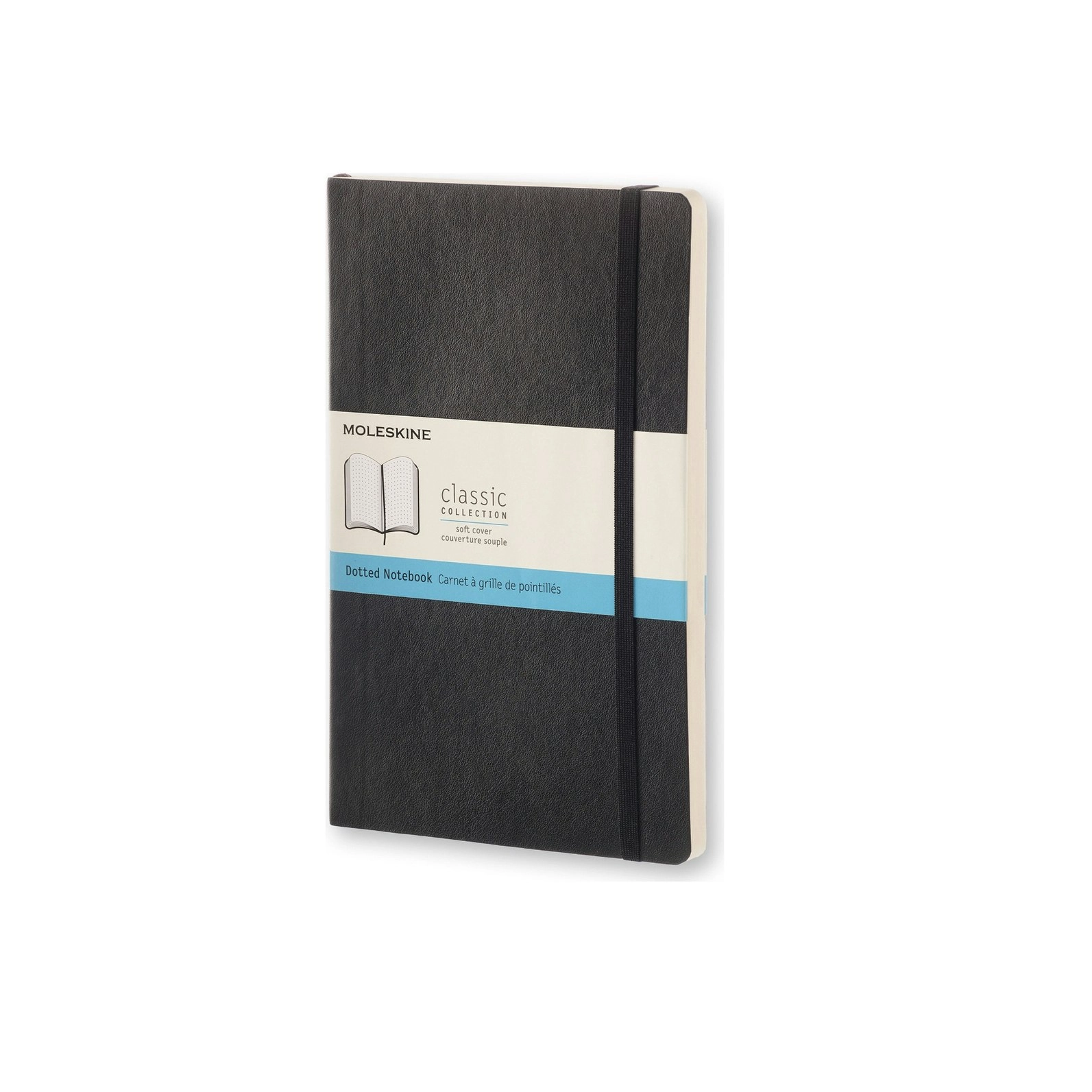 Moleskine Classic Dot Grid Soft Cover Notebook Office/Student Journal L Black