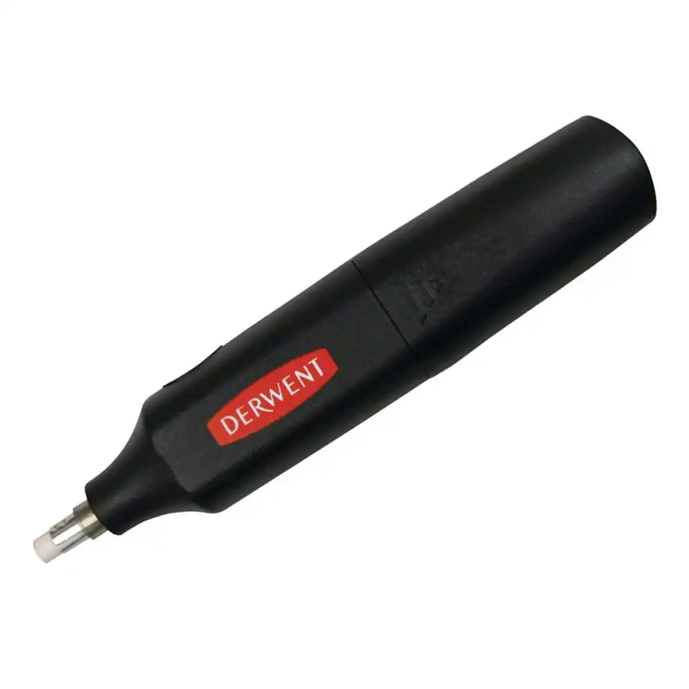 Derwent Art/Craft Battery Powered Fine Detail Precision Correction Eraser Black