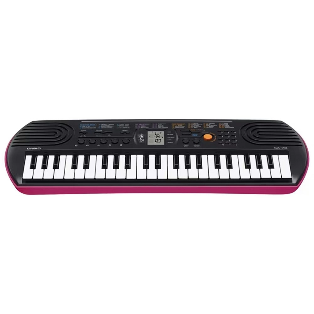 Casio SA-78 Casiotone Mini Portable 44 Key Musical Keyboard/Electric Piano Black