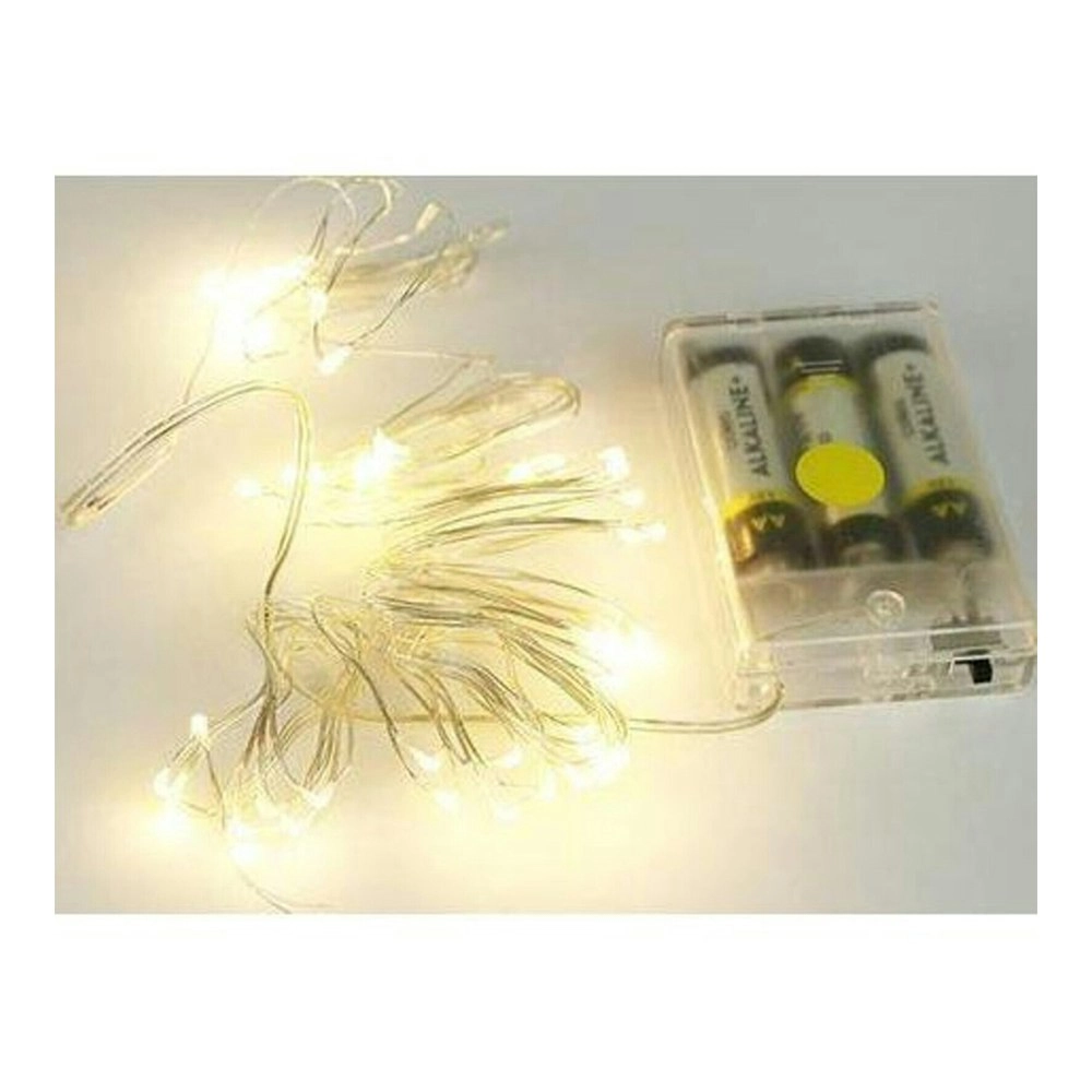 Plastic 5m LED Rope Wire Lights Home Decorative Christmas Display Warm White