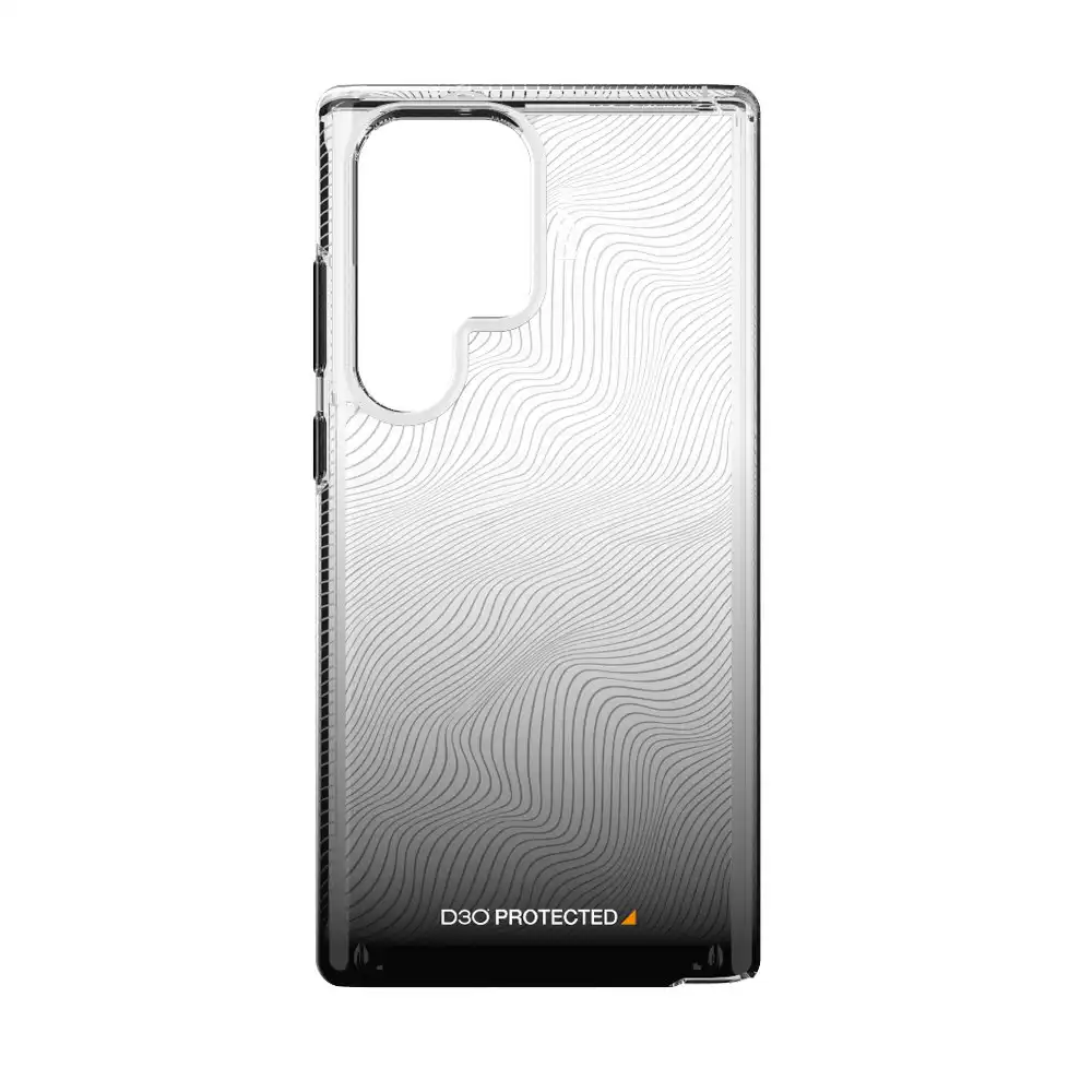 EFM Aspen Crystalex Phone Case Armour For Samsung Galaxy S23 Ultra BLK Gradient