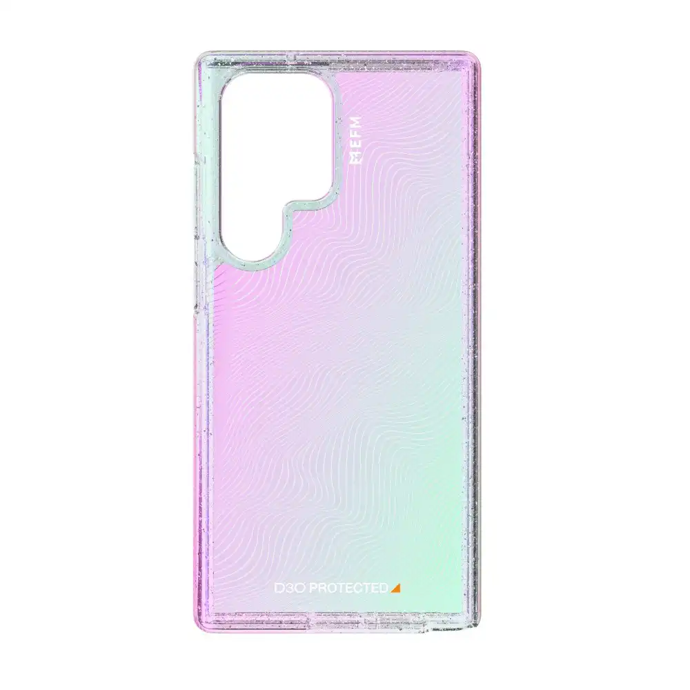 EFM Aspen Crystalex Phone Case Armour For Samsung Galaxy S23 Ultra Glitter Pearl
