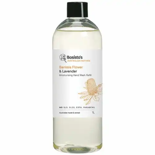 Bosistos Banksia Flower And Lavender Moisturising Hand Wash Refill 1 Litre