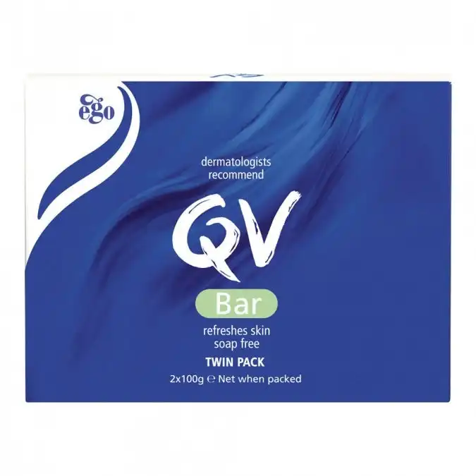 Ego Qv Cleansing Bar Twin Pack