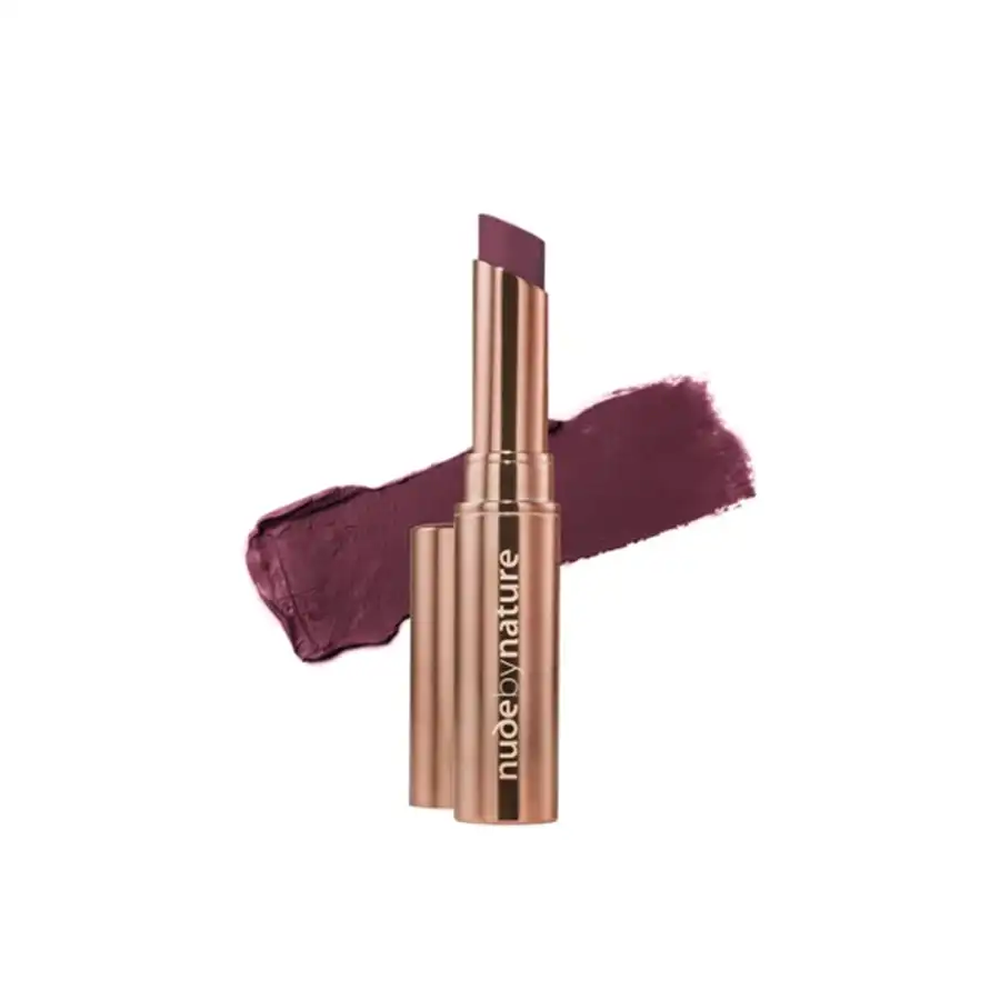 Nude by Nature Creamy Matte Lipstick 10 Aubergine