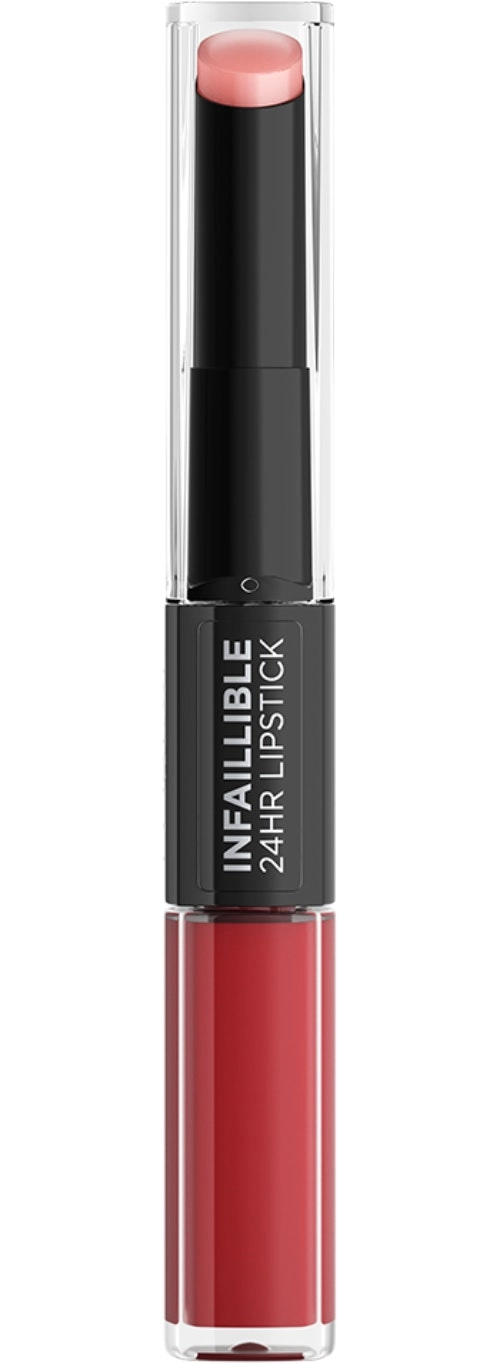 L'oreal L Real Infallible 2 Step Lip 501 Timeless Red