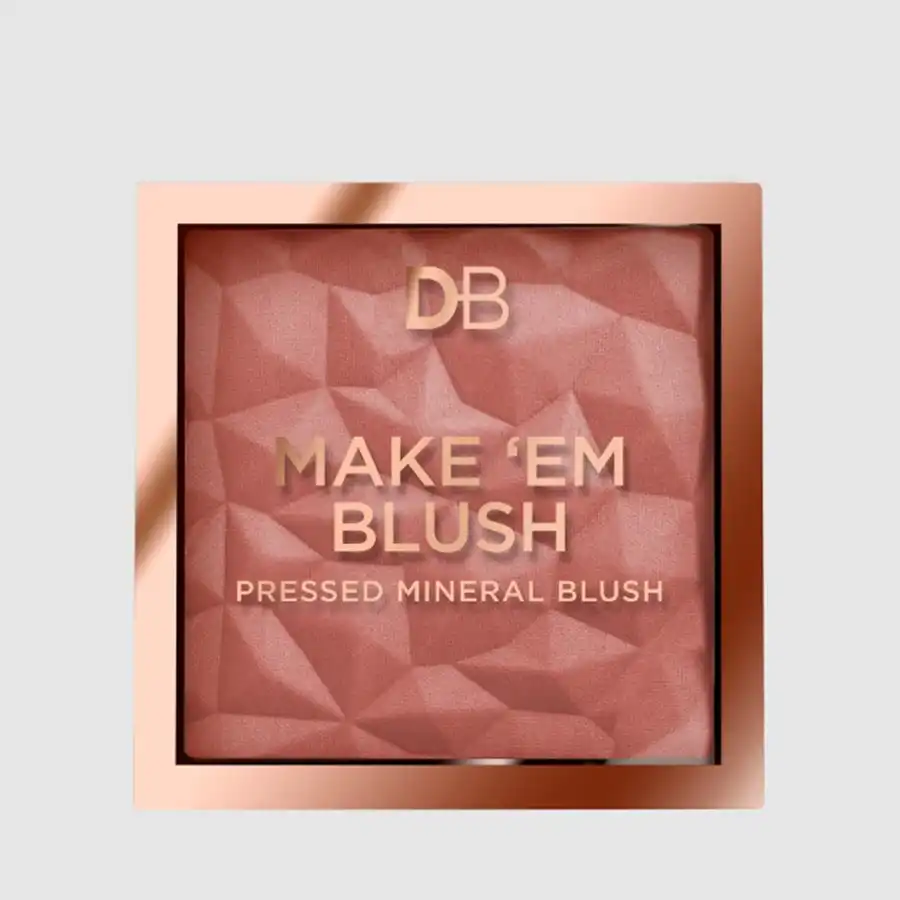 DB Cosmetics Make 'em Blush Pressed Mineral Blush Nude Glow