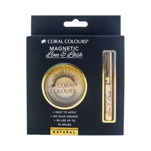 Coral Colours Magnetic Eyelashes Natural