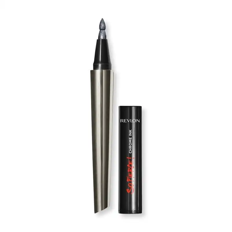 Revlon So Fierce Chrome Ink Liquid Eyeliner Gunmetal Shrink