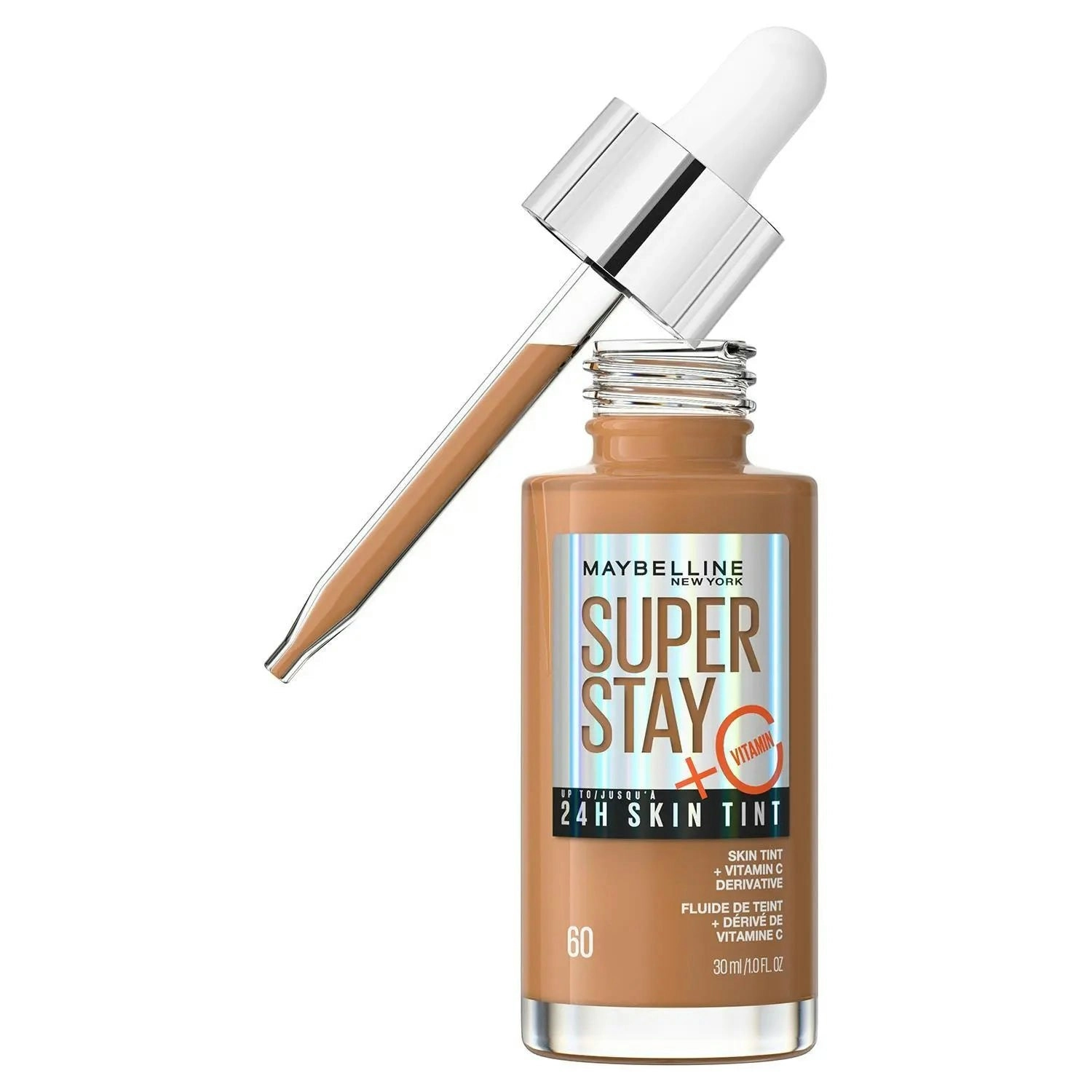 Maybelline Super Stay 24h Skin Tint Foundation With Vitamin C Shade 60