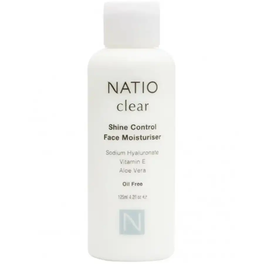 Natio Clear Shine Control Face Moisturiser 125ml