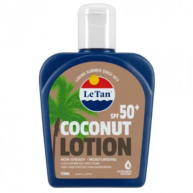 Le Tan Spf 50+ Coconut Sunscreen Lotion 125ml