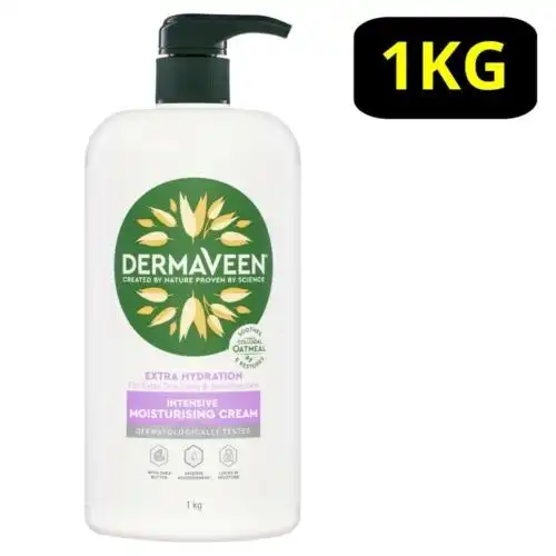 DermaVeen Extra Hydration Moisturising Cream 1kg