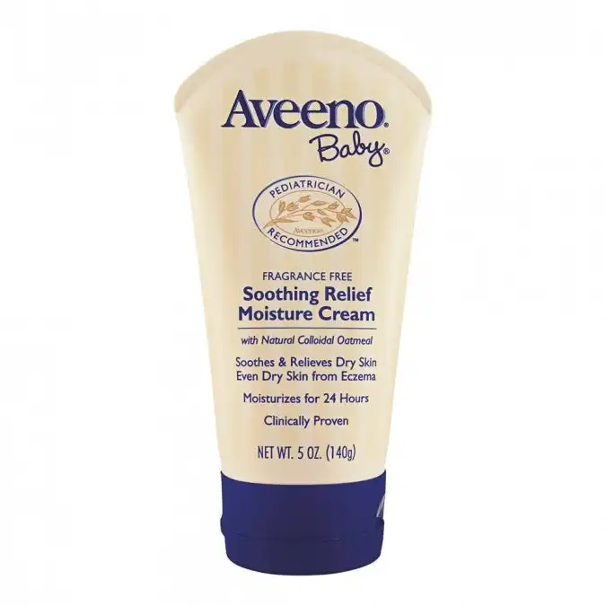 Aveeno Baby Fragrance Free Soothing Relief Moisture Cream 140g