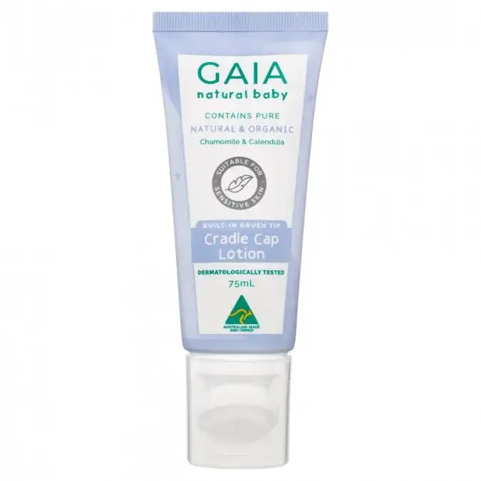 Gaia 75ml Natural Baby Organic Cradle Cap Lotion 0m+ Flaky Scalp Moisturising