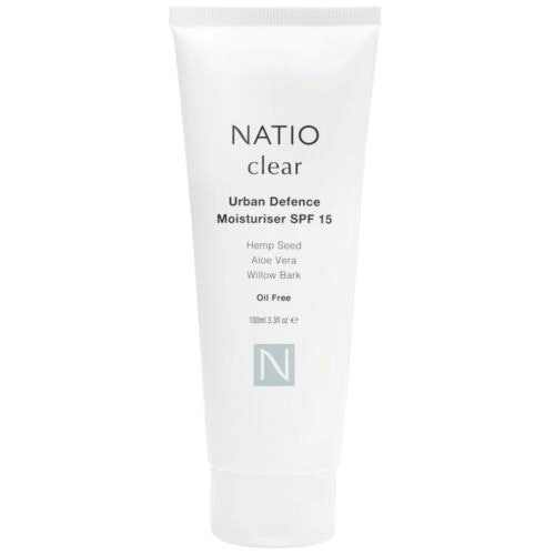 Natio Clear Oil Urban Defence Moisturiser Spf 15 100ml