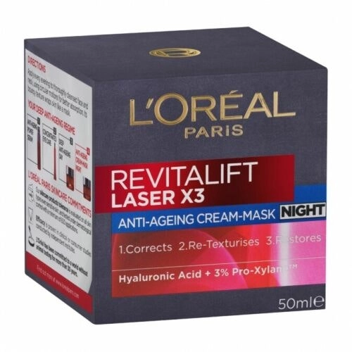 L'Oreal Revitalift Laser X3 Night Cream Mask 50ml