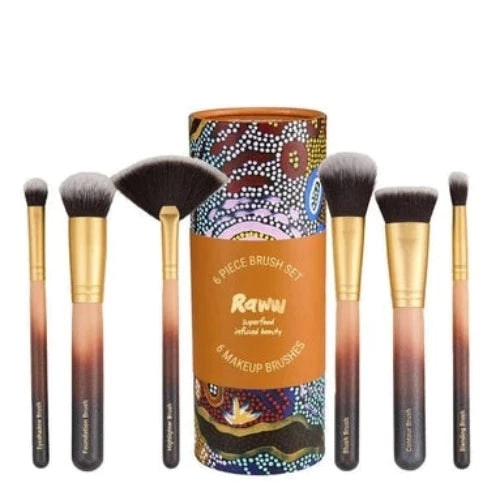 Raww Cosmetics Raww 6 Piece Brush Set