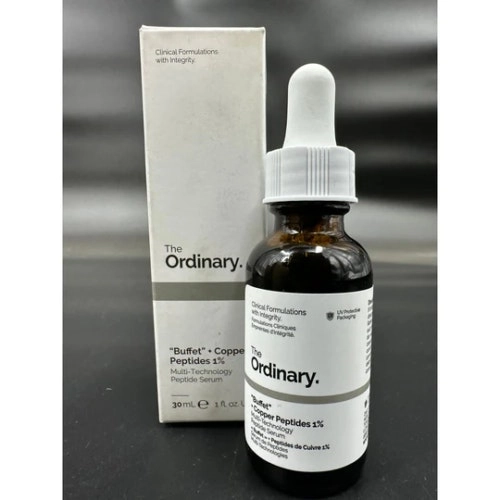 The Ordinary"buffet" + Copper Peptides 1% - 30ml, Multi-technology Peptide Serum