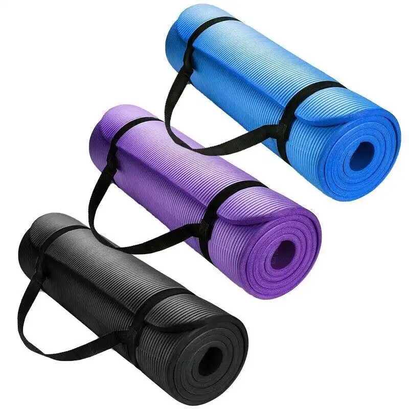 15MM Thick Yoga Mat Pad NBR Nonslip Exercise Fitness Pilate Gym Durable, Aimall