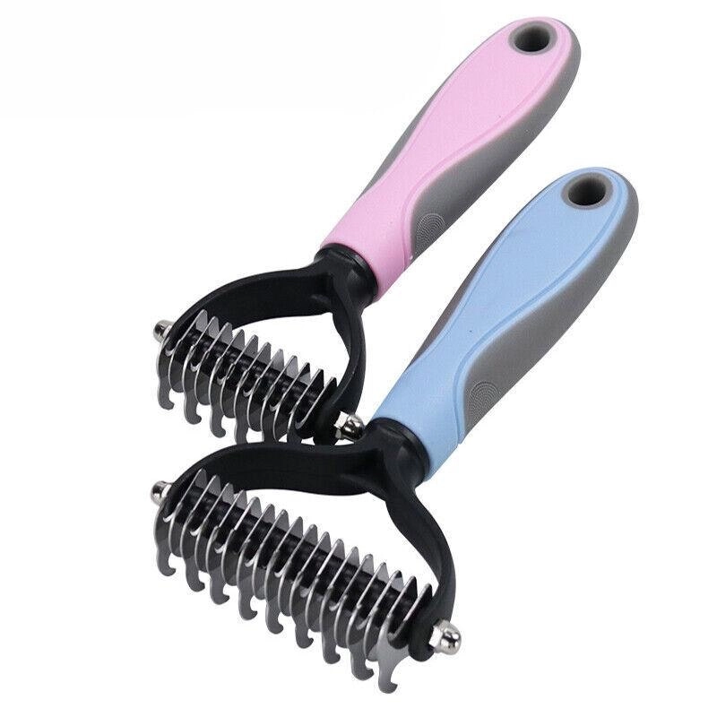 Small Dog Pet Cat Grooming Comb Brush Undercoat Rake Dematting Deshedding Trimmer