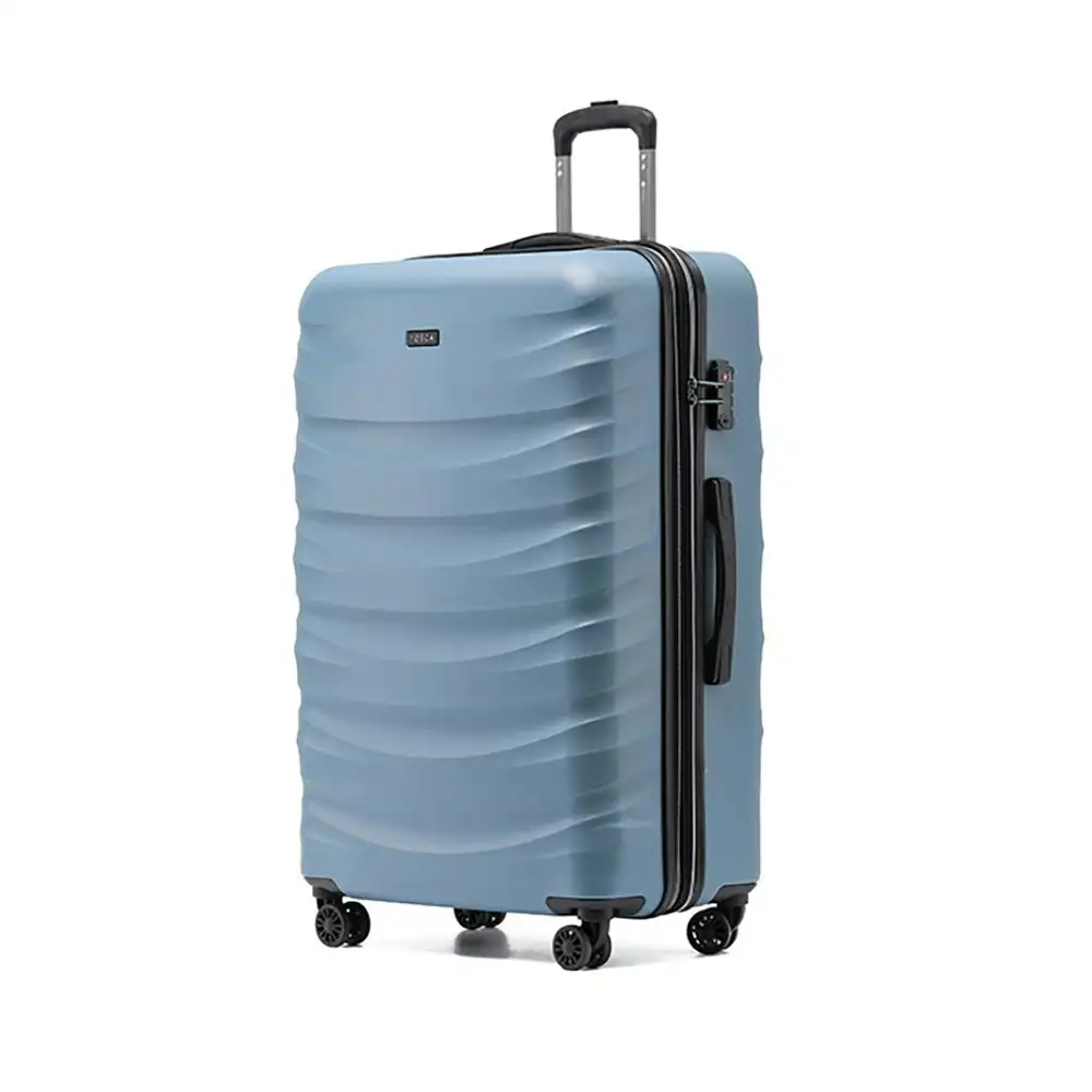 Tosca Interstella 30" Checked Trolley Travel Hard Case Suitcase 78x52x30cm Blue