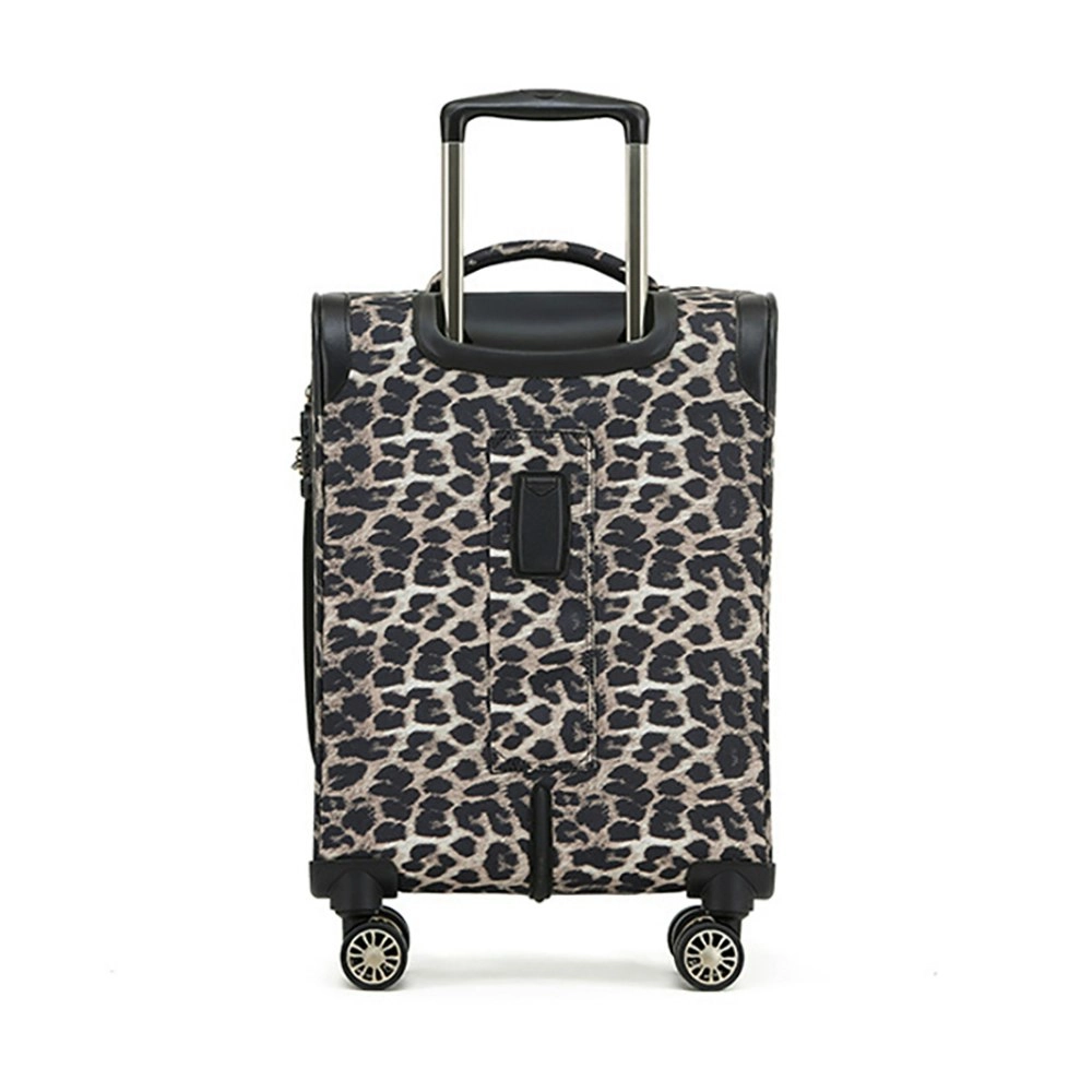 Tosca So-Lite 3.0 20" Cabin Trolley Luggage Holiday/Travel Suitcase - Leopard