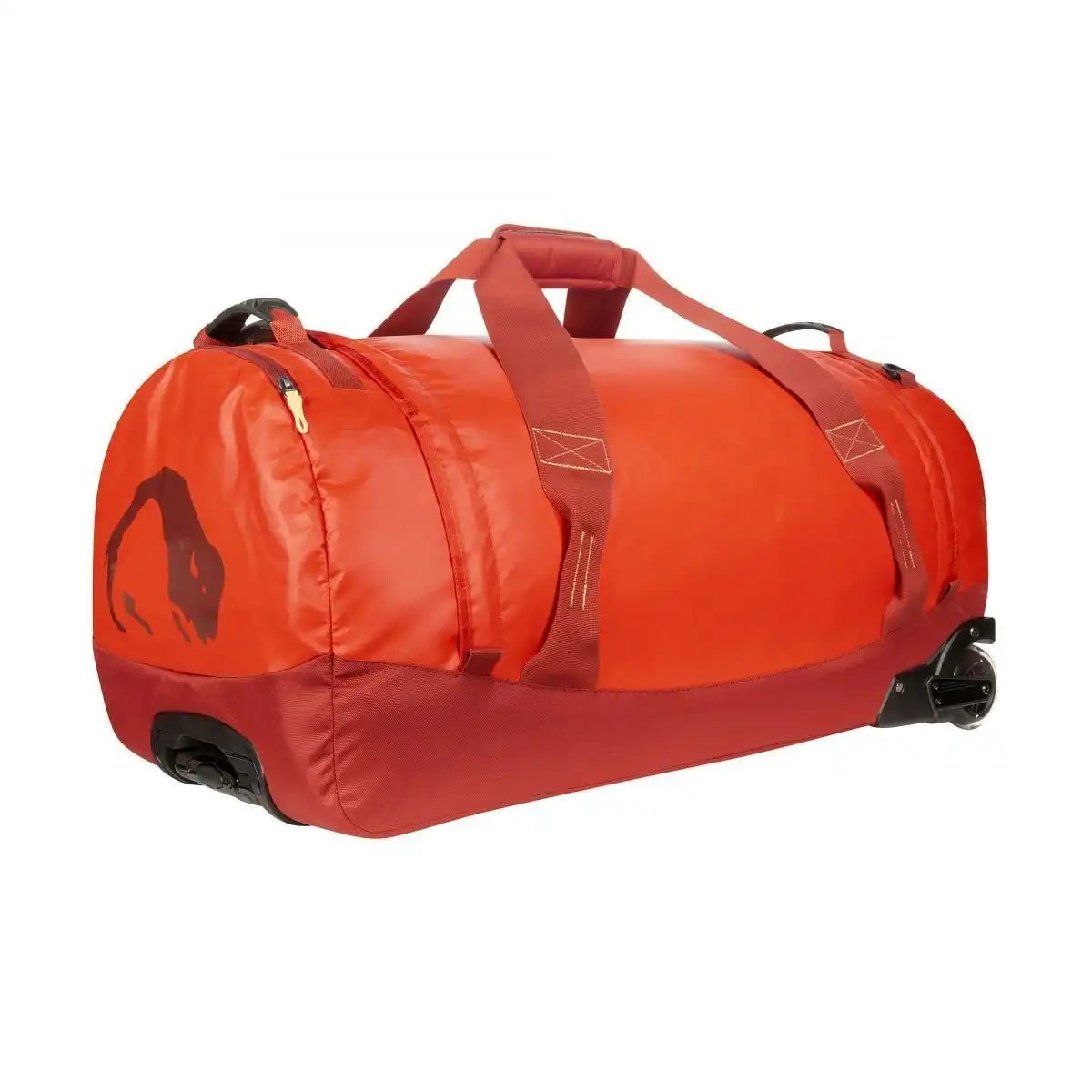 Tatonka 75cm 80L Barrel Travel Bag Roller/Luggage/Suitcase w/ Wheels Red Orange