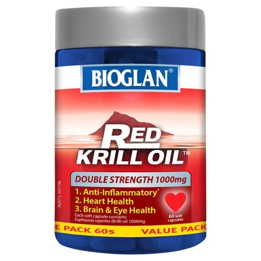 Bioglan Red Krill 1000Mg 60 Caps