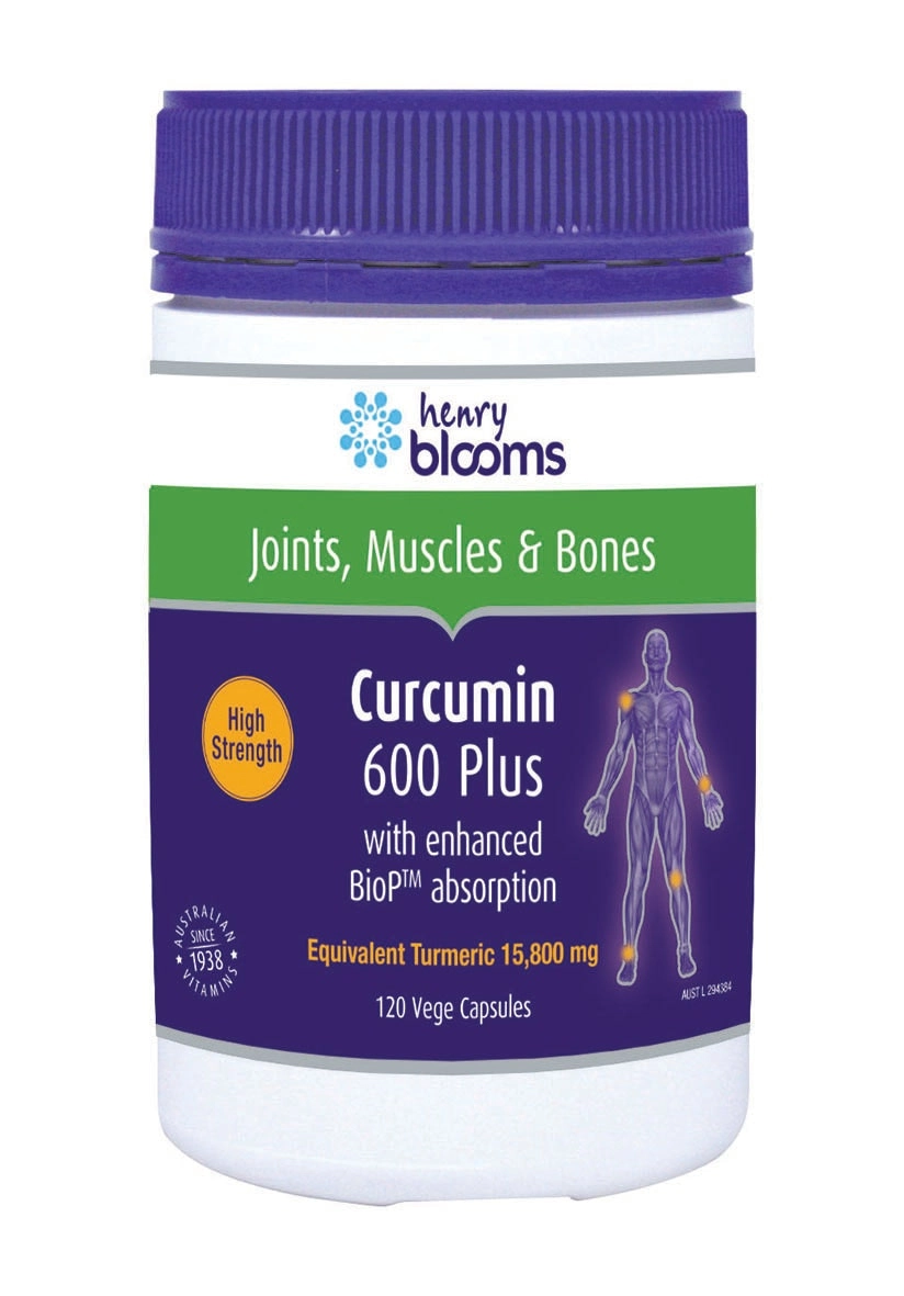 Henry Blooms Curcumin 600 Plus 120Cap