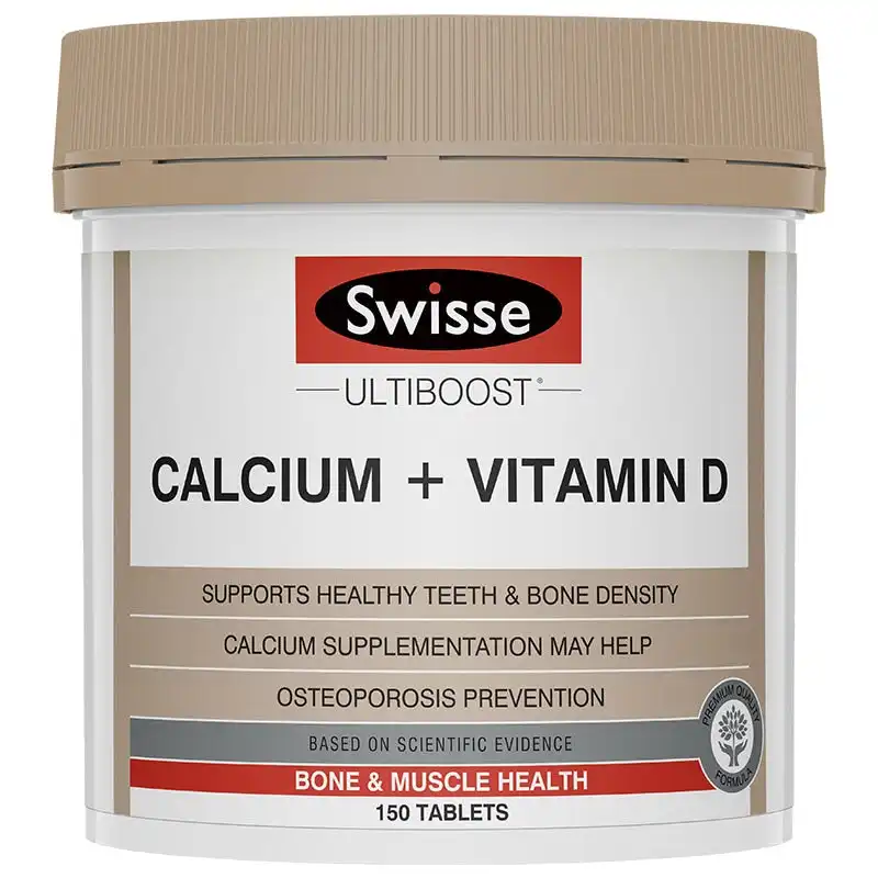 Swisse Ultiboost Calcium+Vitamin D 150 Tabs