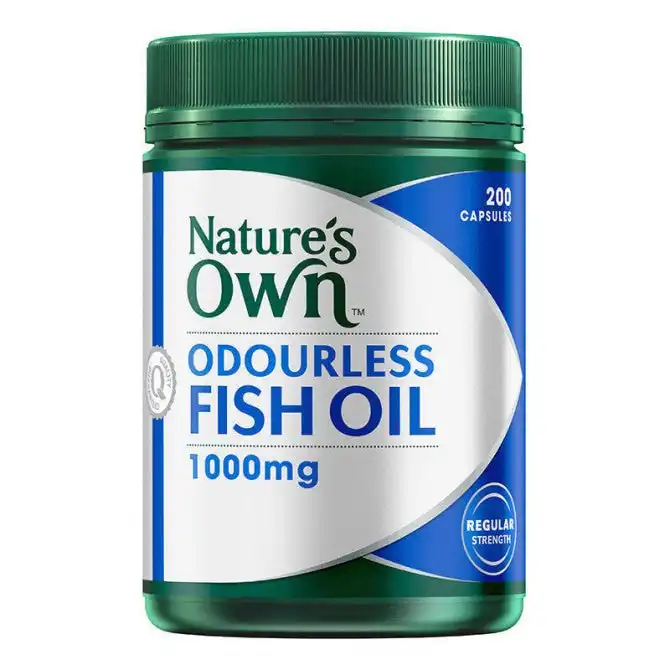 Natures Own Odourless Fish Oil 1000mg 200 Cap