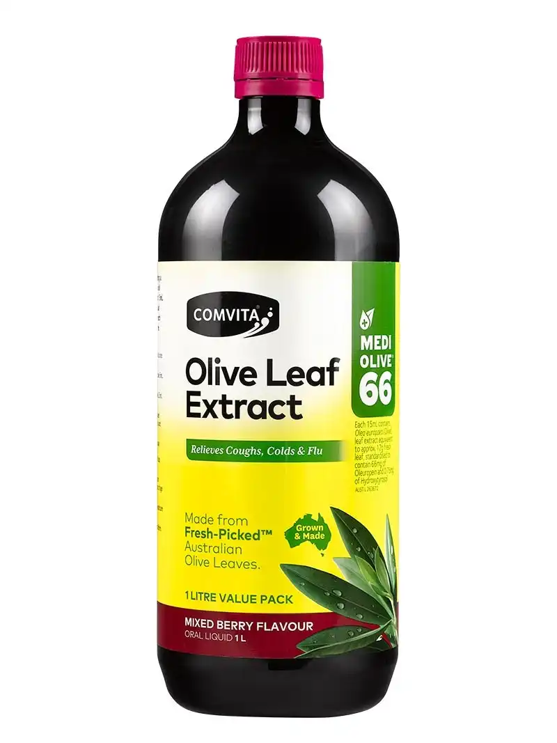 Comvita Fresh-Picked Olive Leaf Extract Mixed Berry 1L