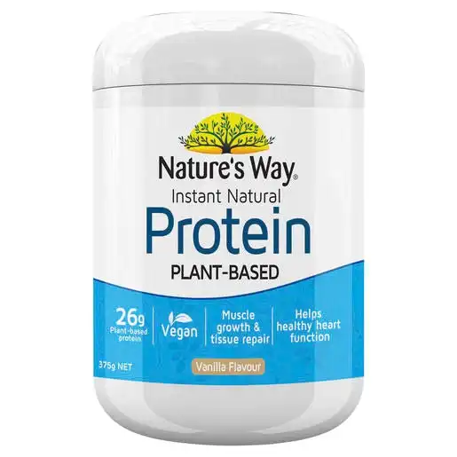 Natures Way Instant Protein Vanilla Powder 375G