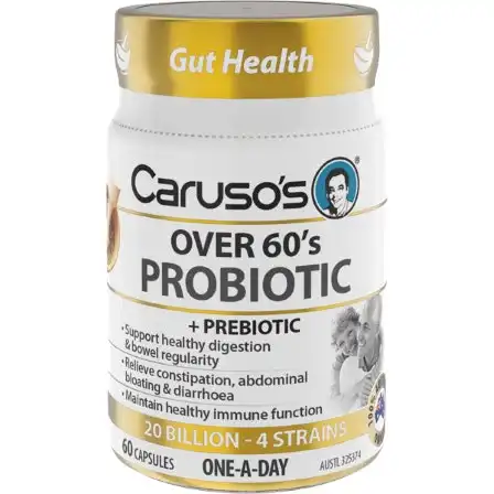 Caruso's Over 60s Probiotic 60 Capsules