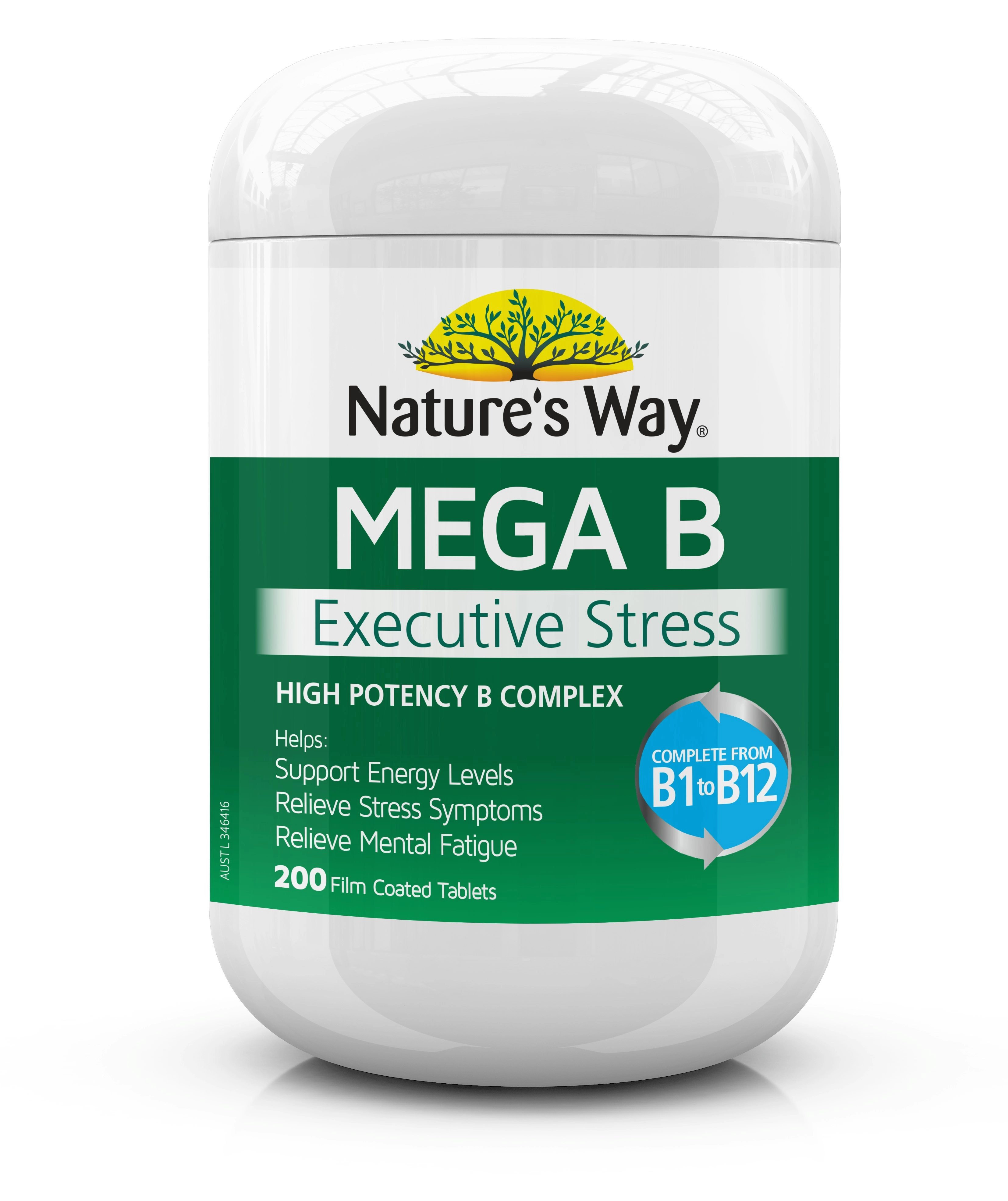 Natures Way Mega B 200 Tabs