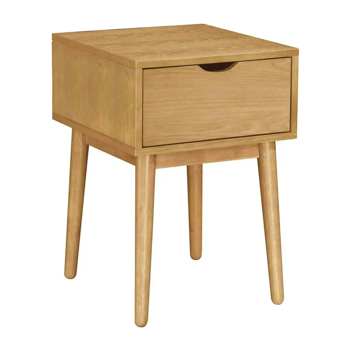 Luna High Bedside Table (Oak)