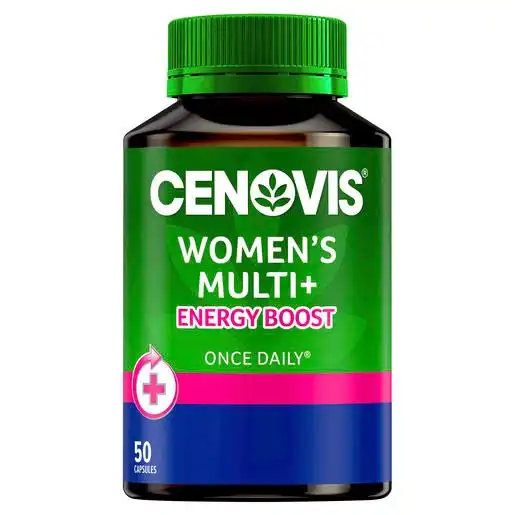 Cenovis Womens Multi + Energy Boost 50 Tablets