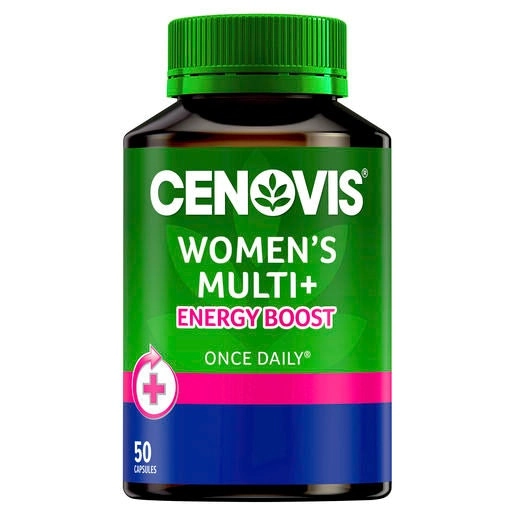 Cenovis Womens Multi + Energy Boost 50 Tablets